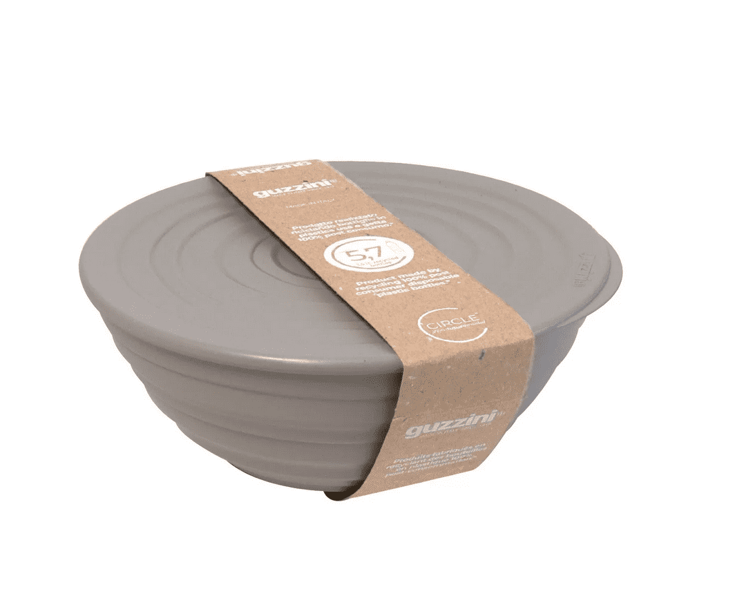 Guzzini TIERRA M BOWL WITH LID Taupe