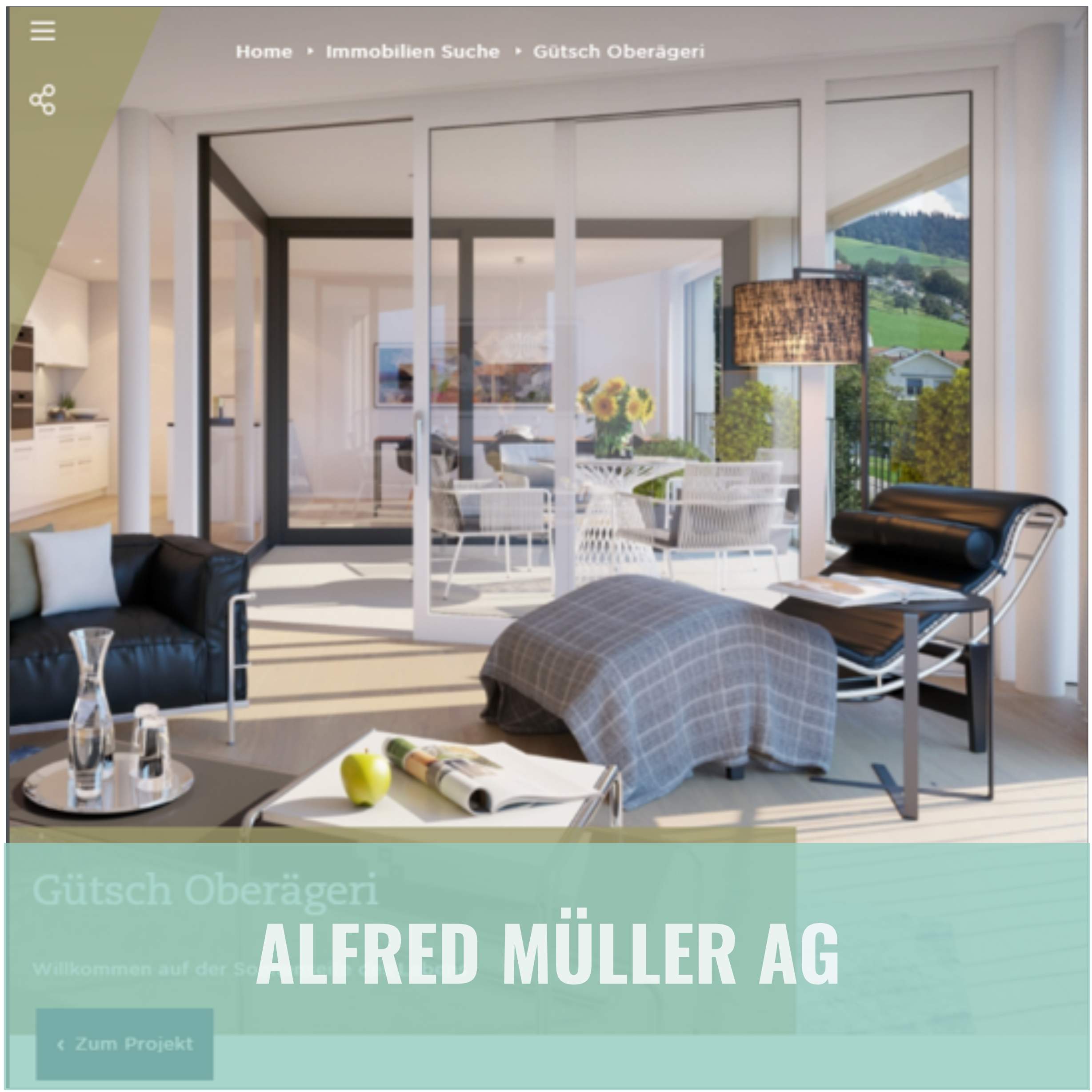 Immobilientext,Content für Webseite Immobilien,Alfred Müller AG, Architektur, Immobilien