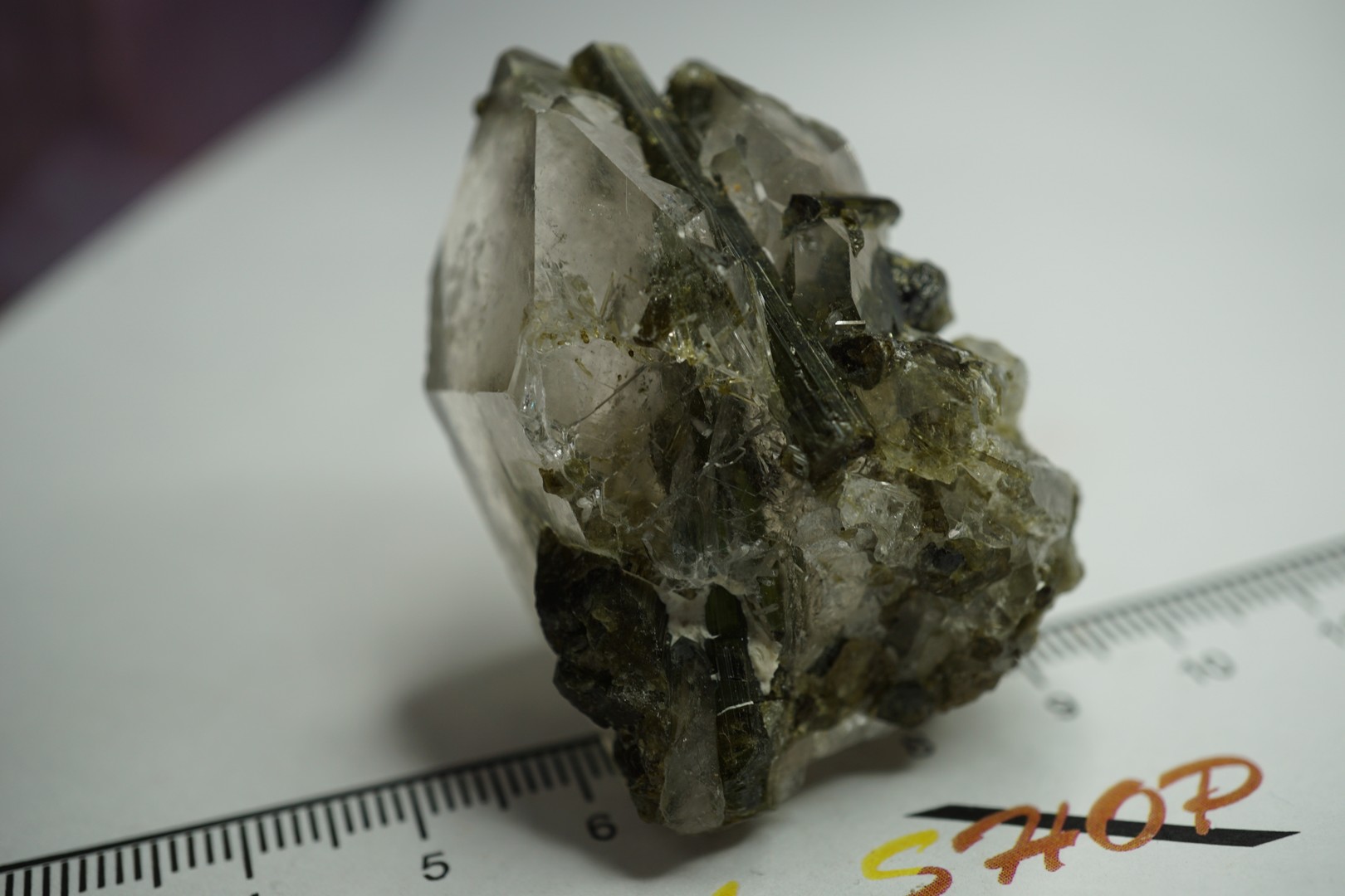 Bergkristall Epidot