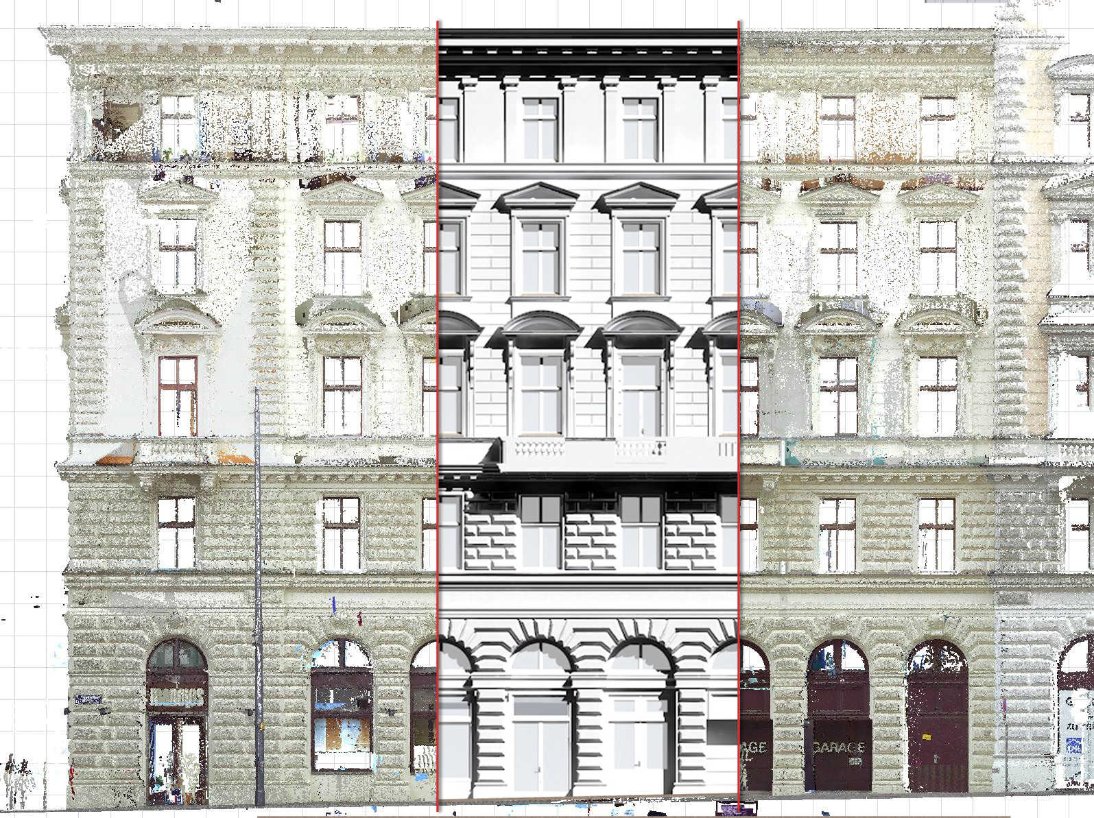 Volksgartenstrasse Wien - 3D Scanning & Modelling - RoomBuus Linz