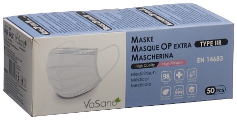 VaSano OP Maske extra soft Typ IIR weiss