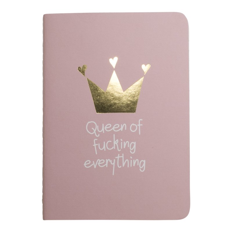 Notizbuch "Queen of fucking everything"