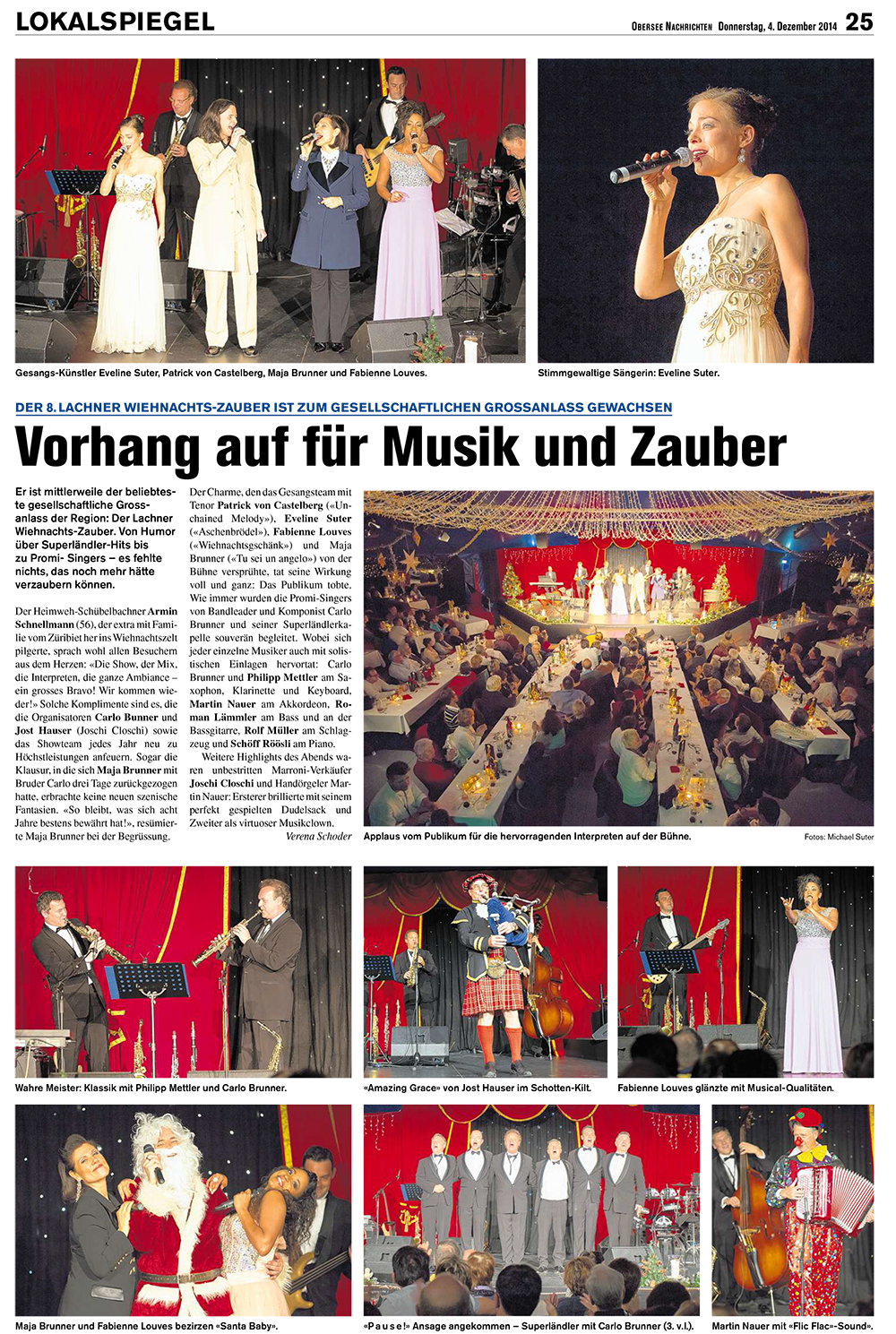 Obersee Nachrichten / Dezember 2014