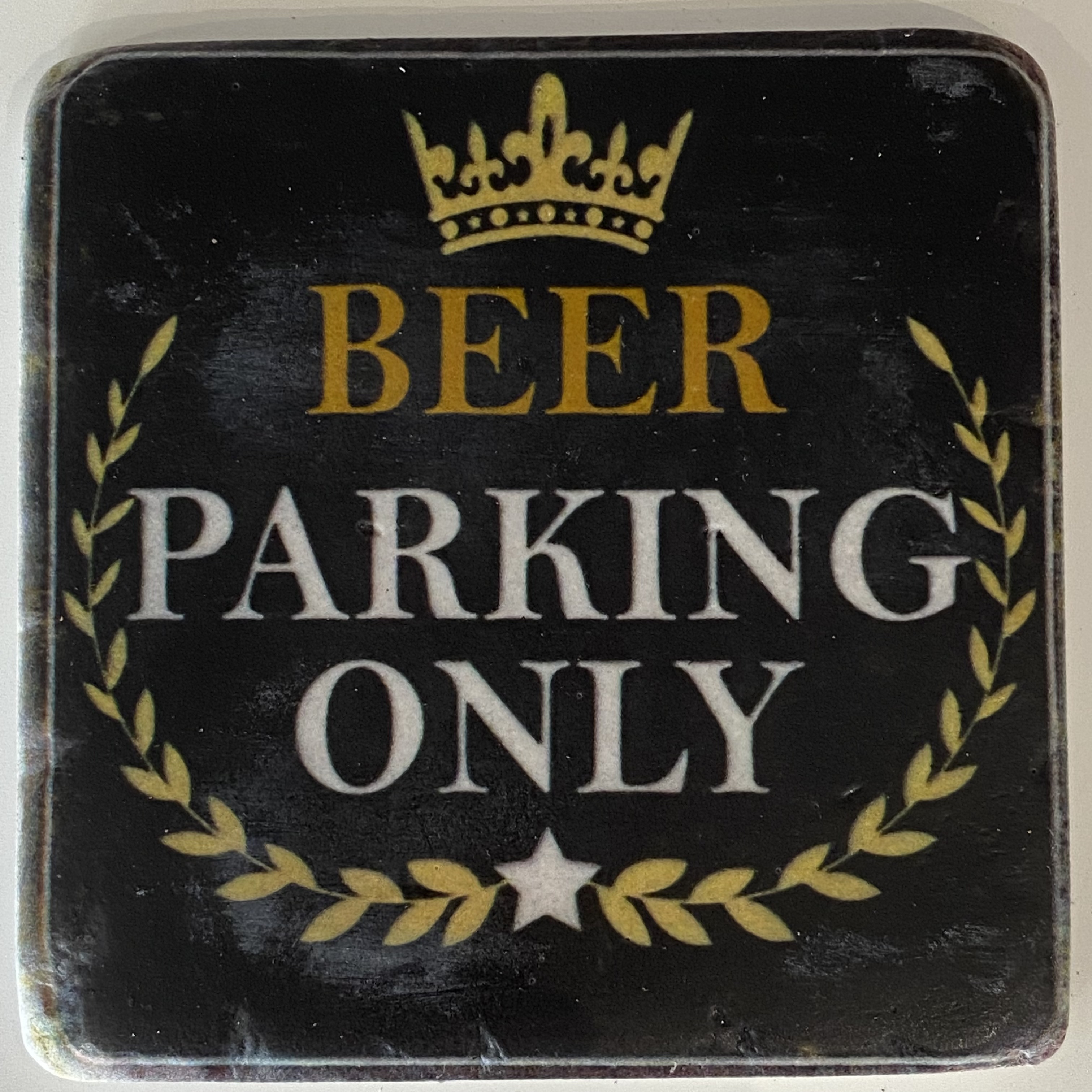Stein Untersetzer - Beer parking only