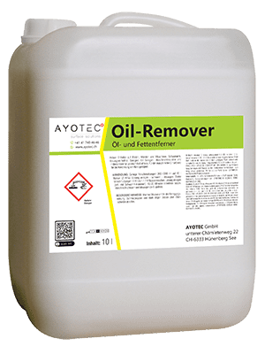 Oil-Remover | Der konzentrierte, schaumarme, lösungsmittelfreie Reiniger für die Entfettung von Böden, Wänden, etc.