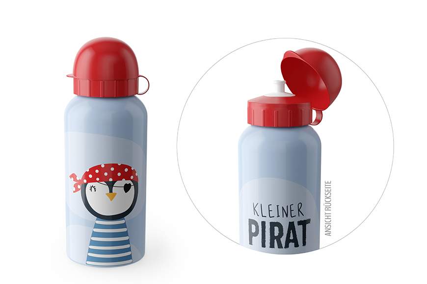 Kinder Trinkflasche Kleiner Pirat