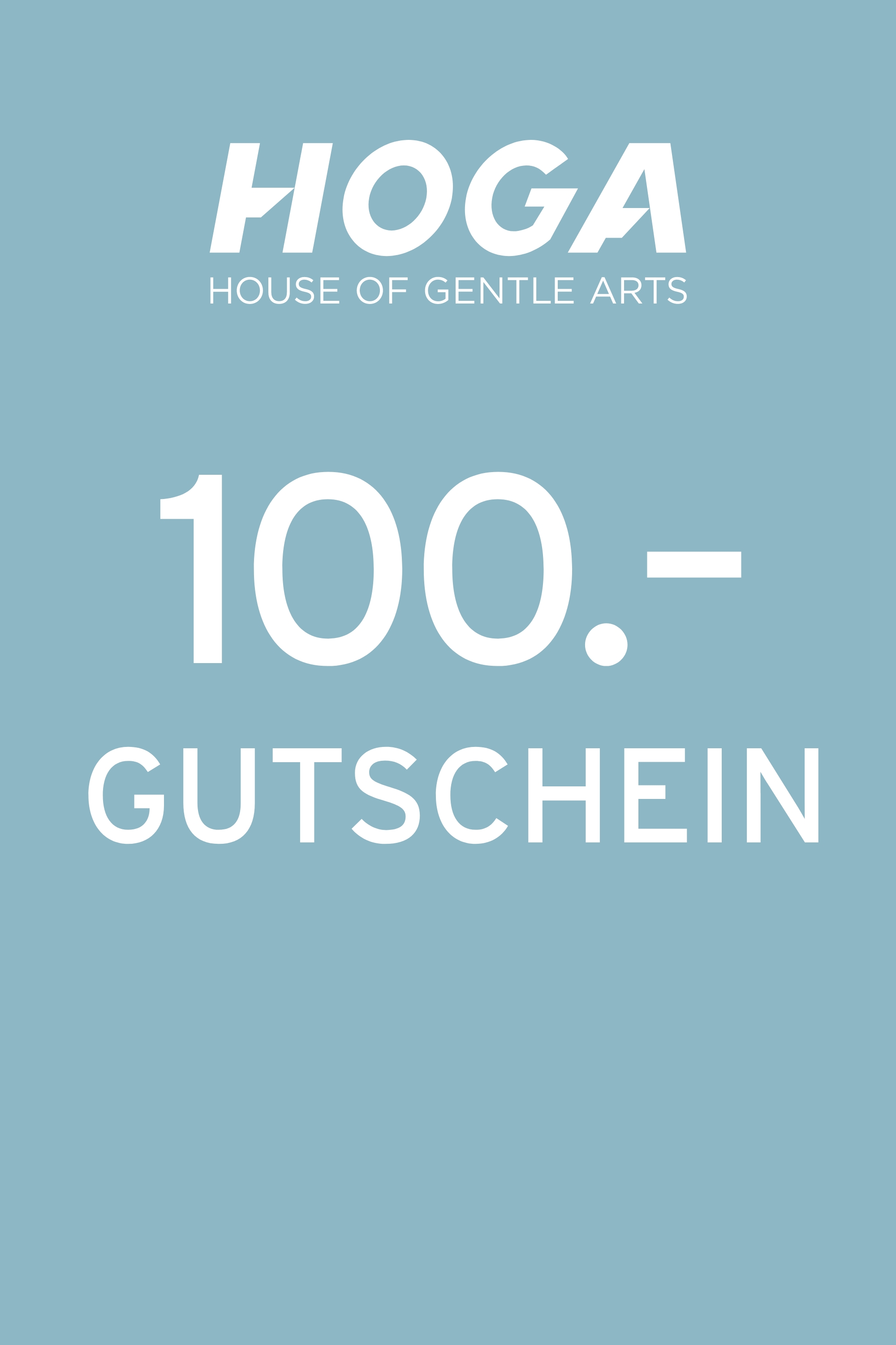 HOGA GUTSCHEIN / VOUCHER 100 CHF