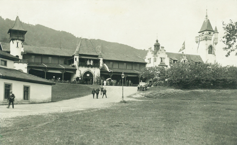 Albisgüetli Schützenhaus im Jahr 1923