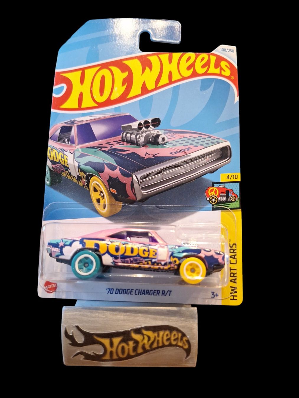 Hot Wheels HW Art Cars 2024 70 Dodge Charger R/T 4/10 L