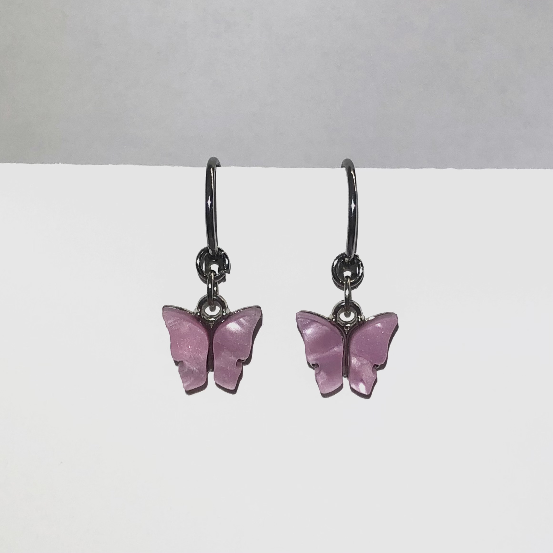 Butterfly Earring pink