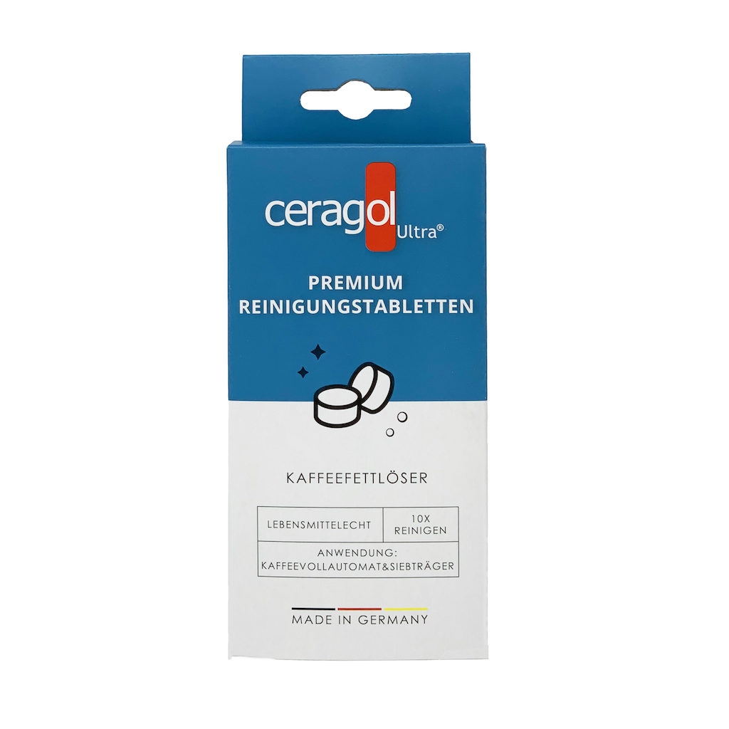 Reinigung Tabletten Ceragol für alle Espresso- und Kaffeemaschinen