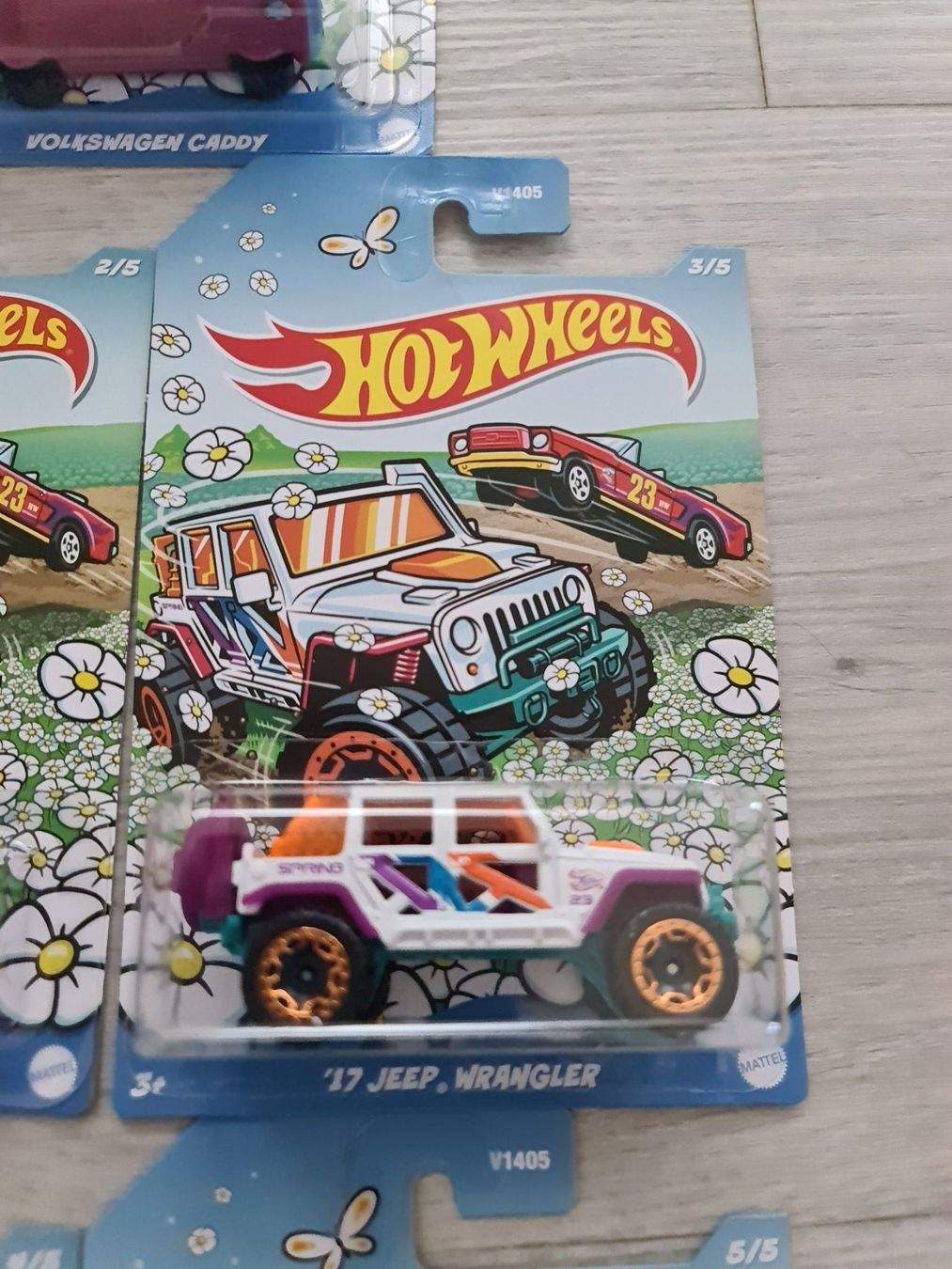 komplettes Set Hot Wheels Easter / Spring Series 2023 Long Card