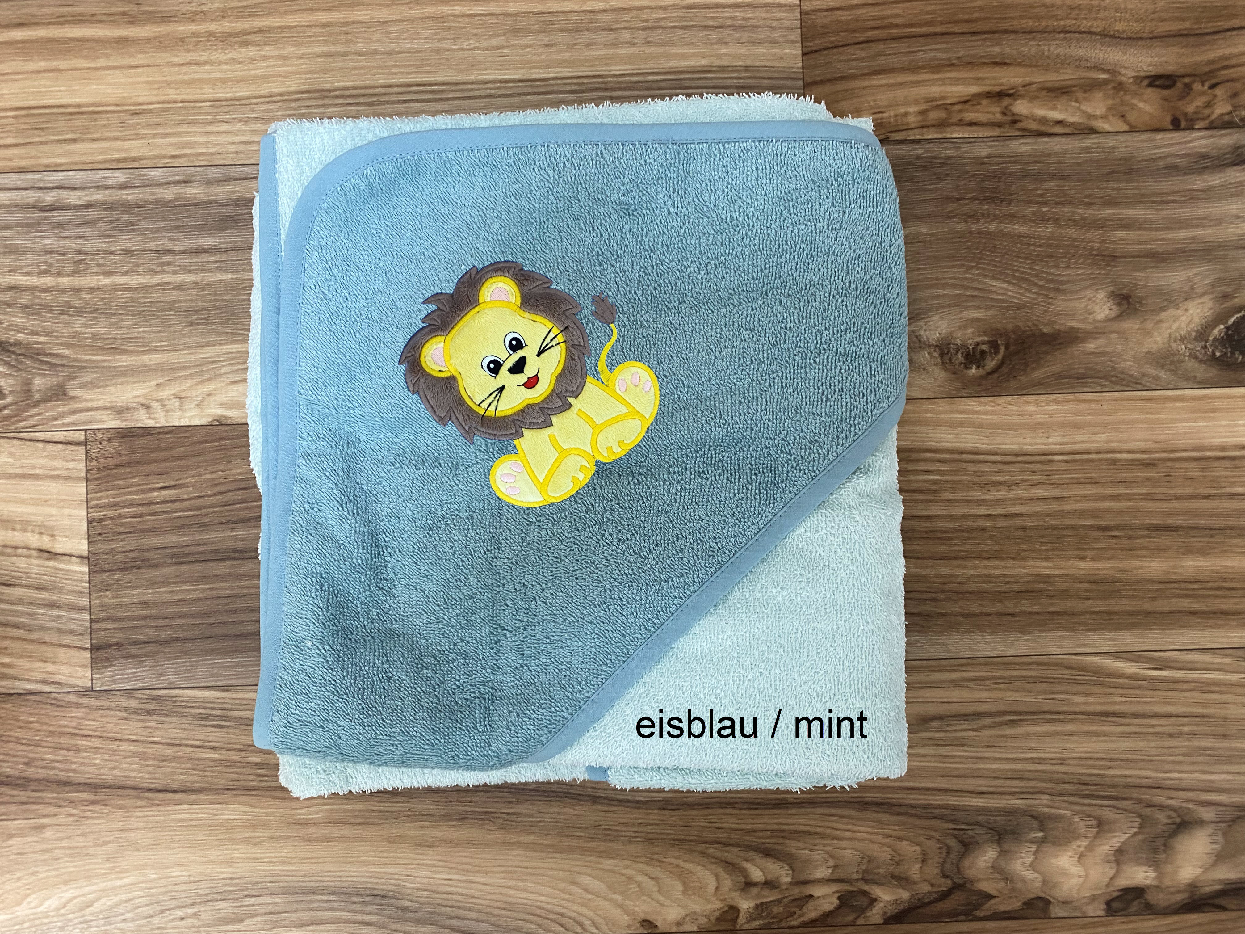 Geschenkset Löwe 80x80 mit Name