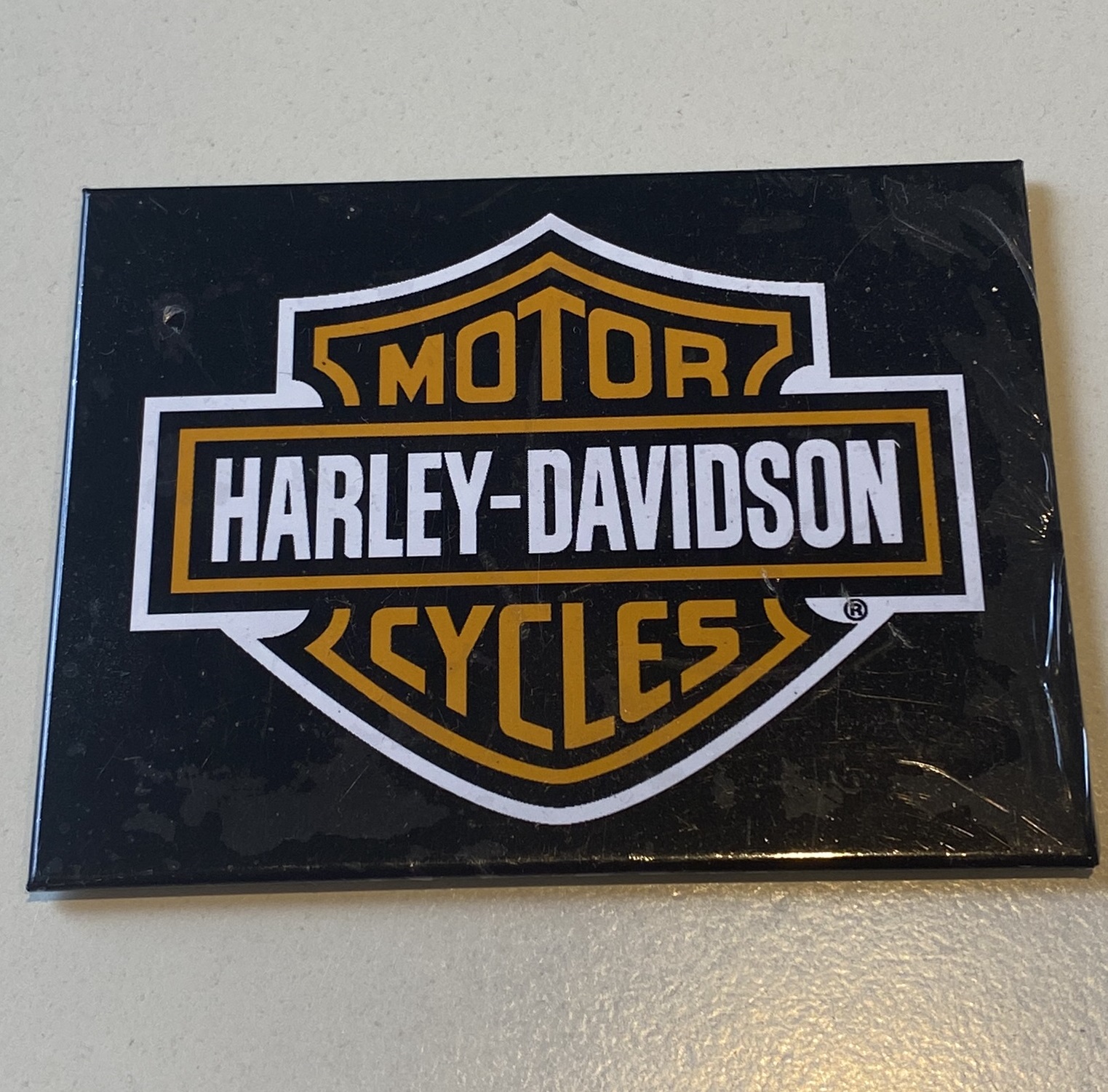 Kühlschrankmagnet - Magnet - Motiv -  Motor Harley-Davidson Cycles