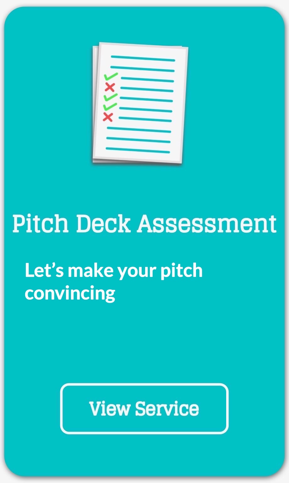 pitch deck assessment