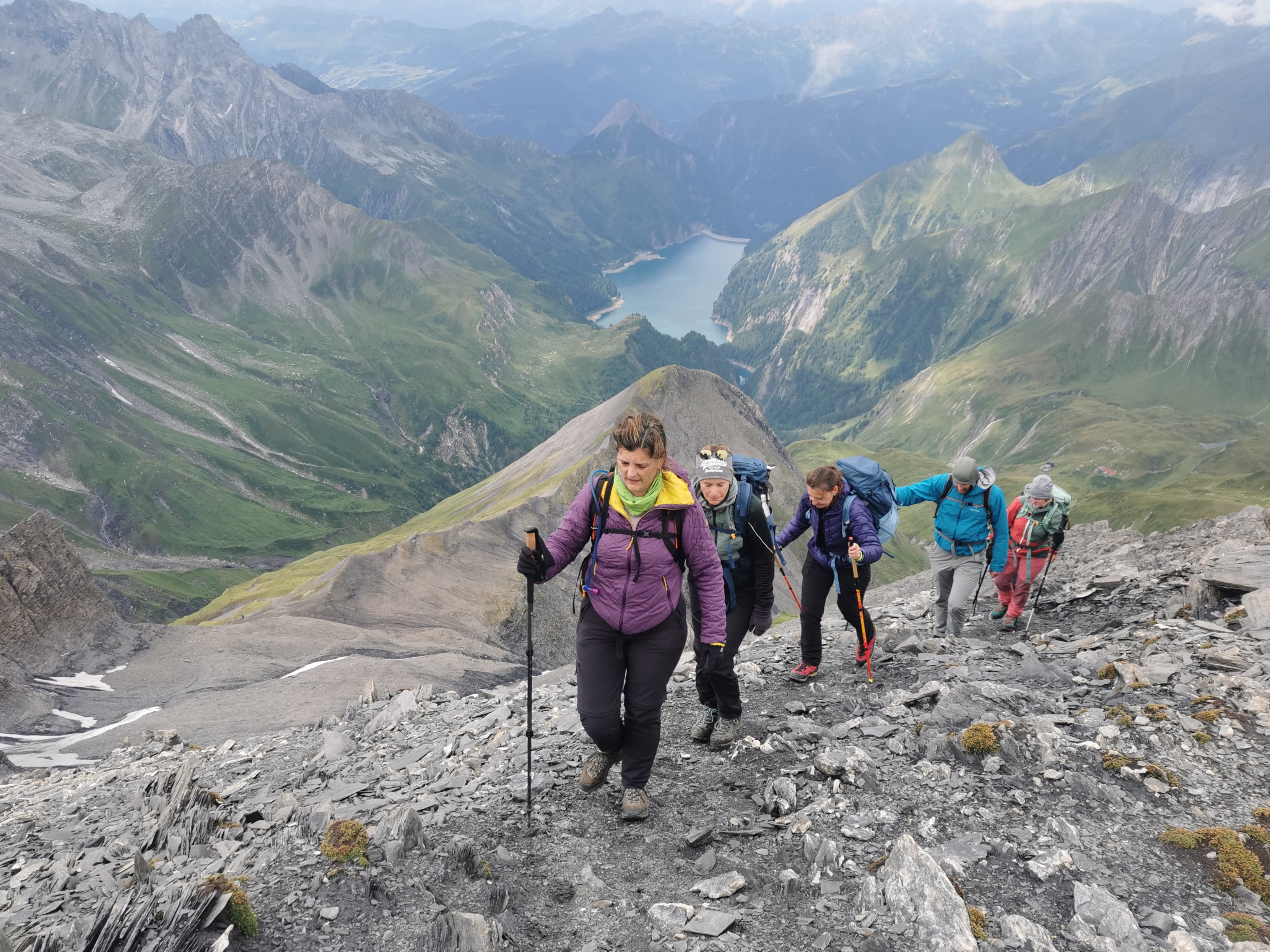 Alpinwandern auf der Greina mit Piz Terri