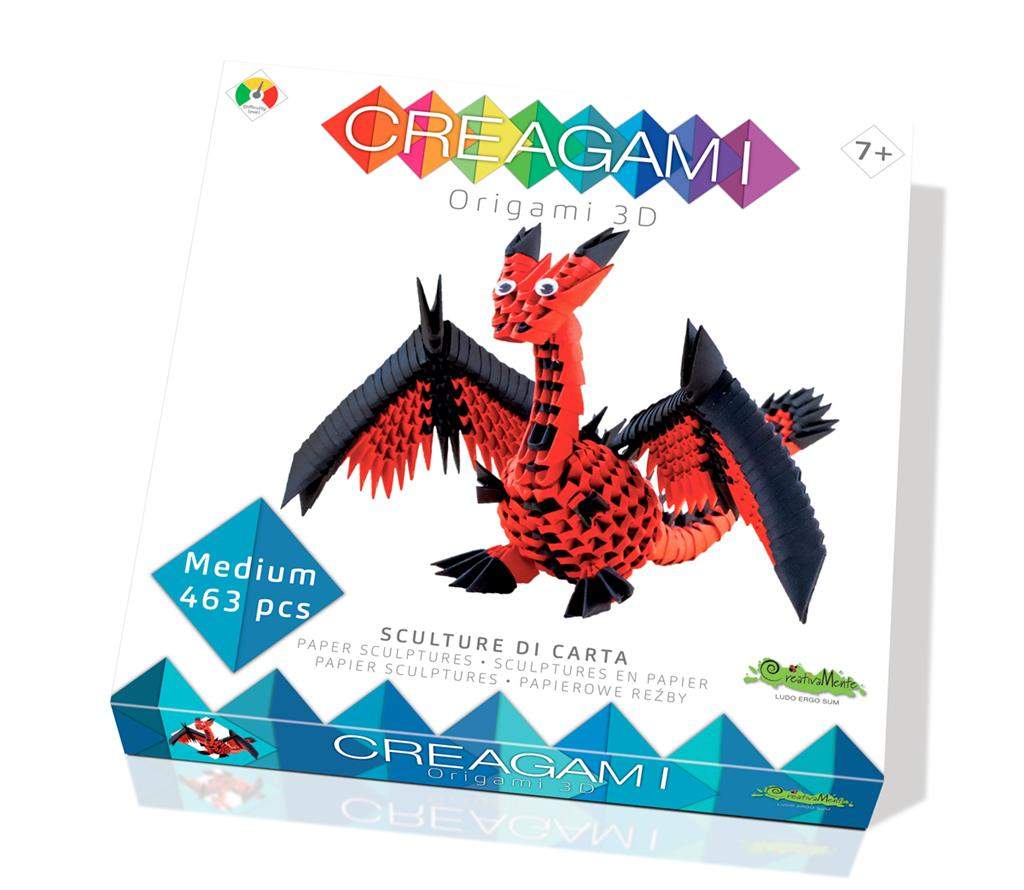 Origami 3D  Drachen 481 Teile