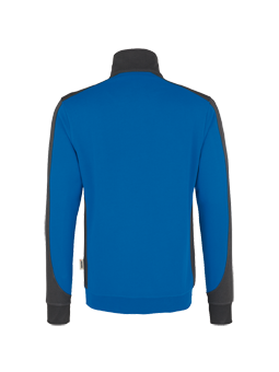 Sweatshirt HAKRO Zip-Sweatshirt Contrast Mikralinar 0476 Royal-Anthrazit 10