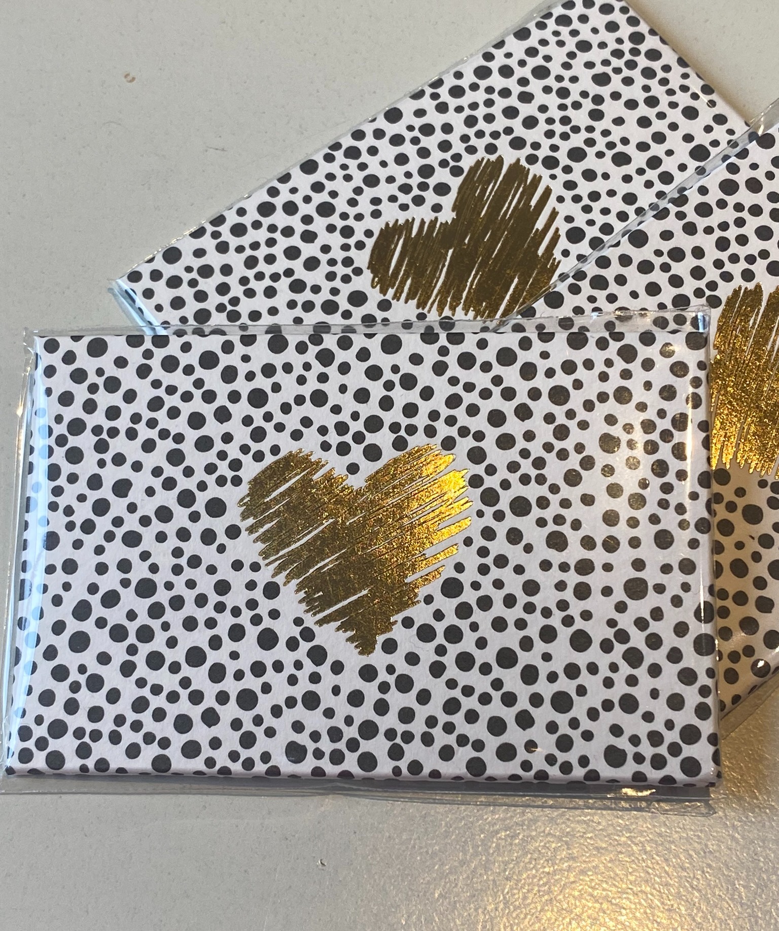 Kühlschrankmagnet - Magnet - Motiv -  goldenes Herz