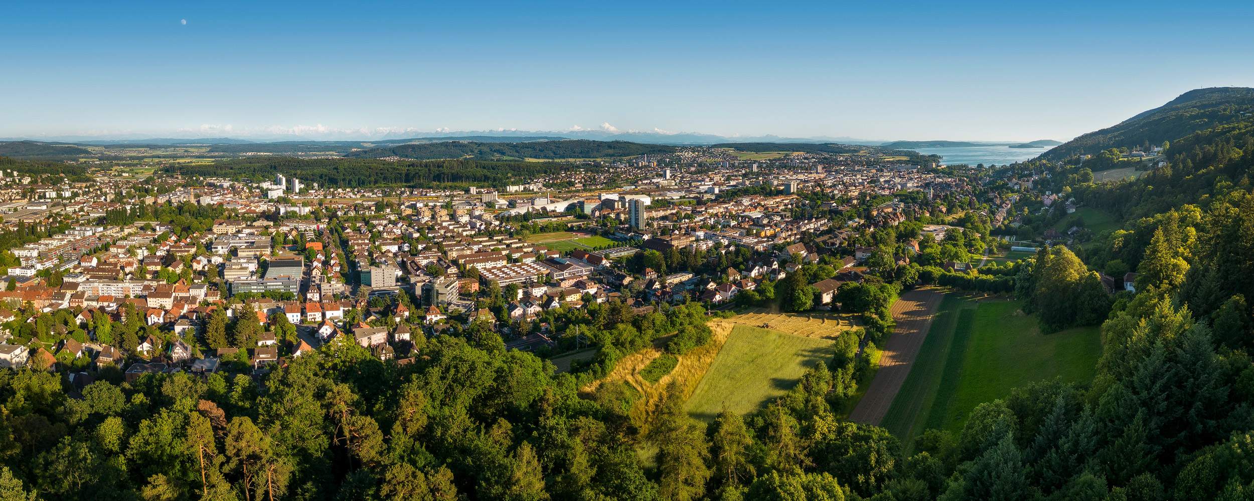 Stadt Biel-Bienne - Luftaufnahme