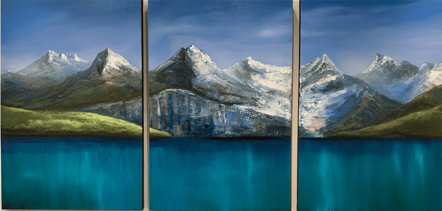 Mountain Lake - 186 x 91 cm - Fr 7'500