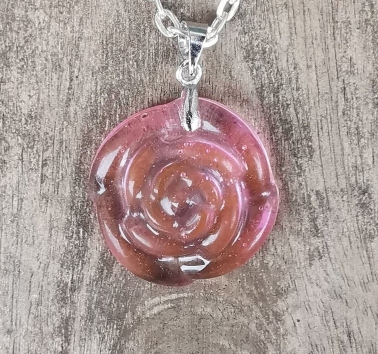 1590 - Pink Orange Rose