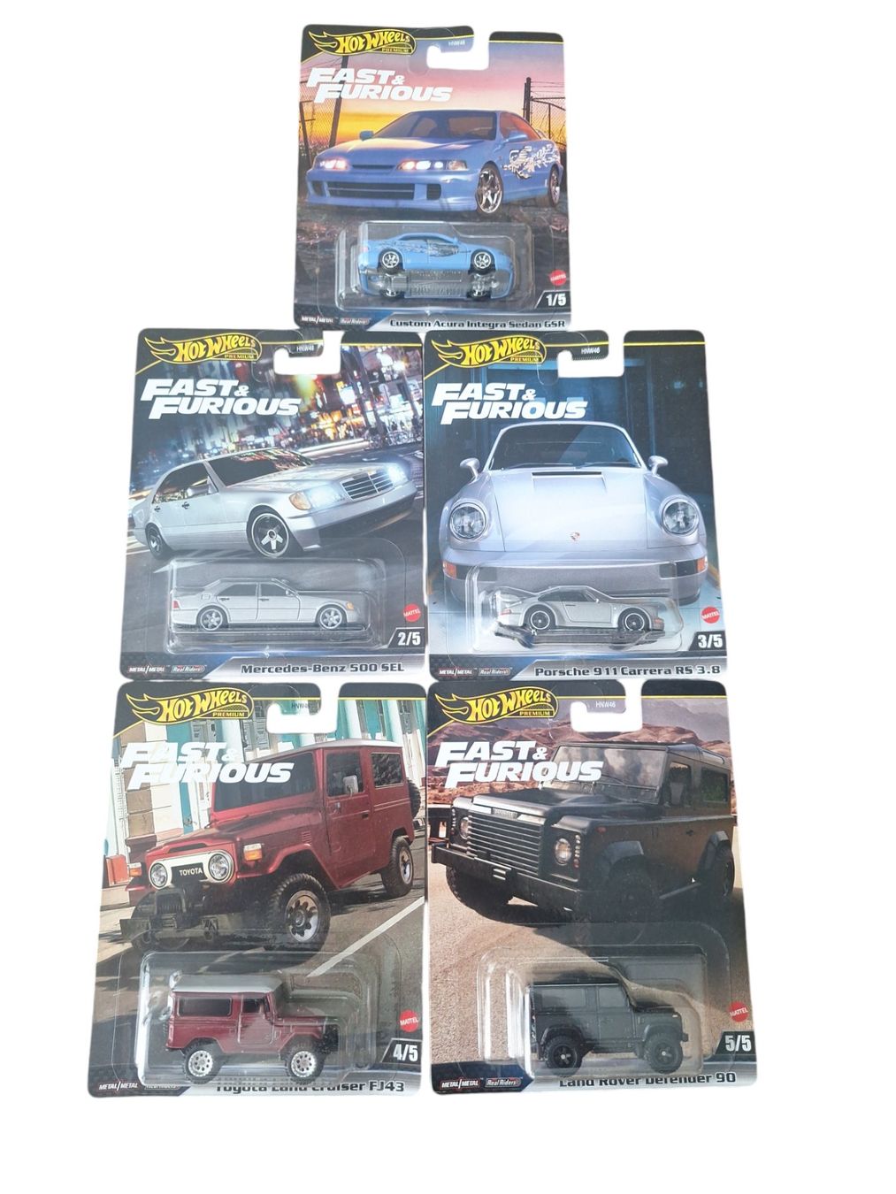 Komplettes Set Hot Wheels Premium 2024 Fast & Furious Mix 3