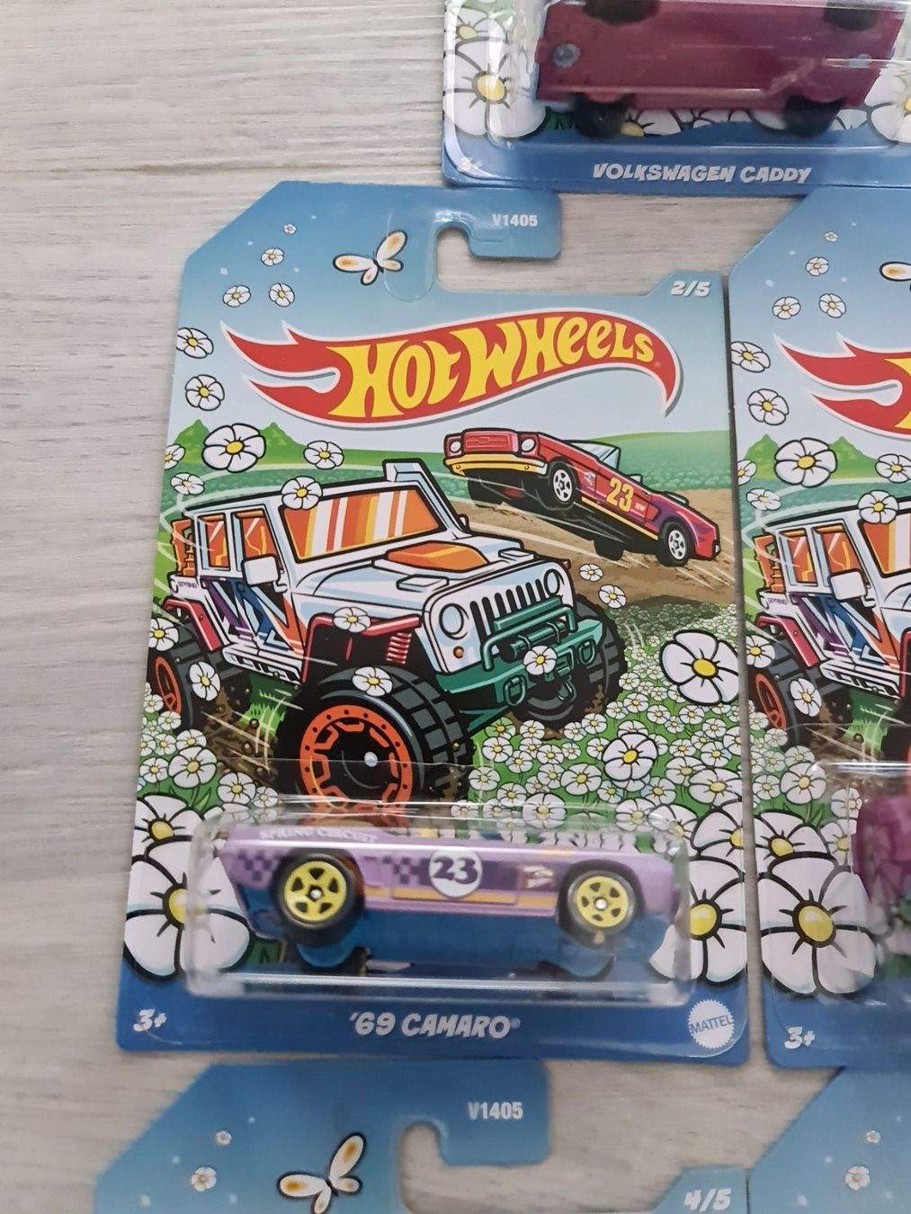 komplettes Set Hot Wheels Easter / Spring Series 2023 Long Card