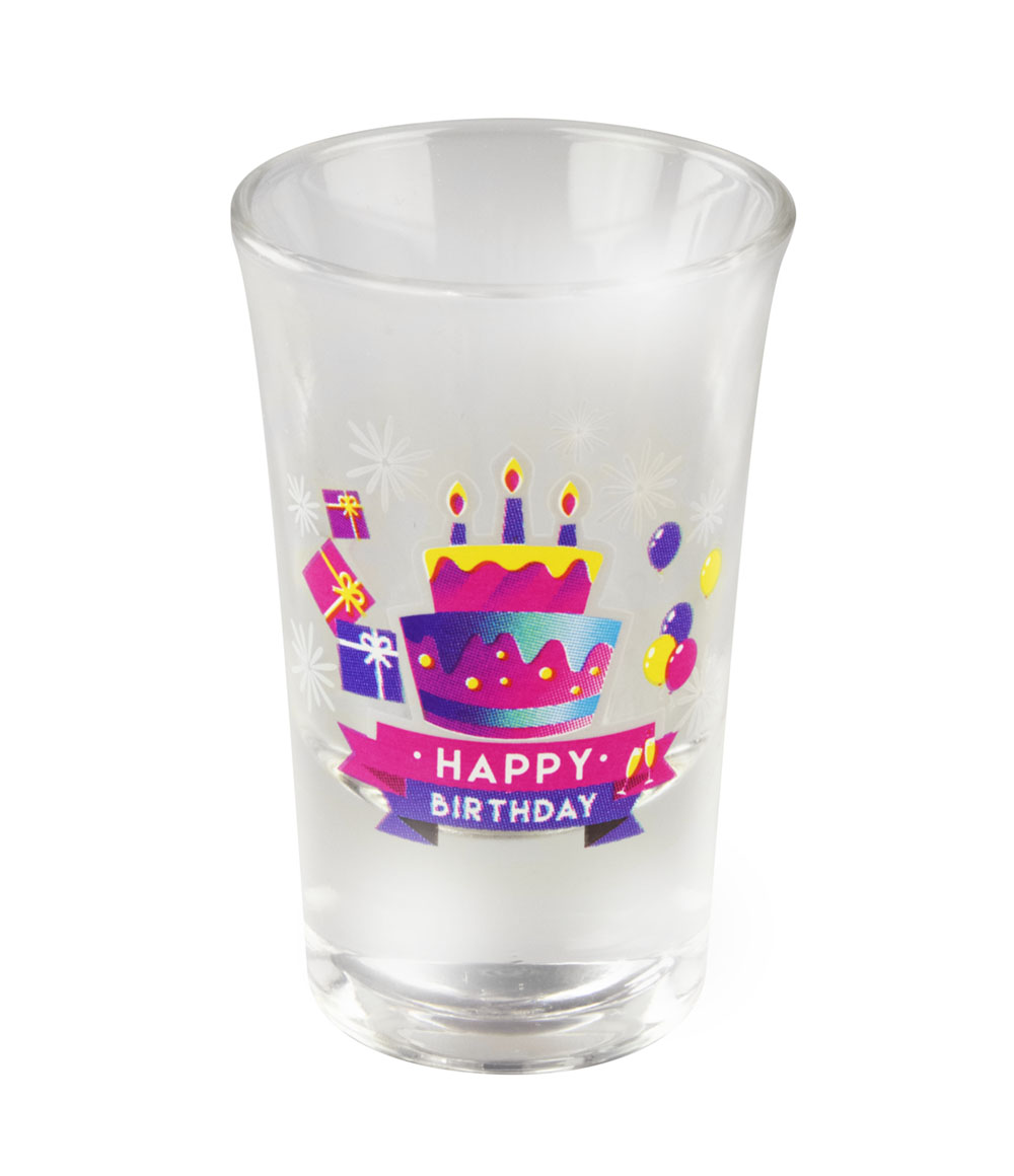 Schnapsglas -  Shotglas - Happy Birthday