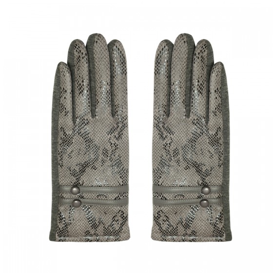 Elegante Damen Handschuhe im Snake Design
