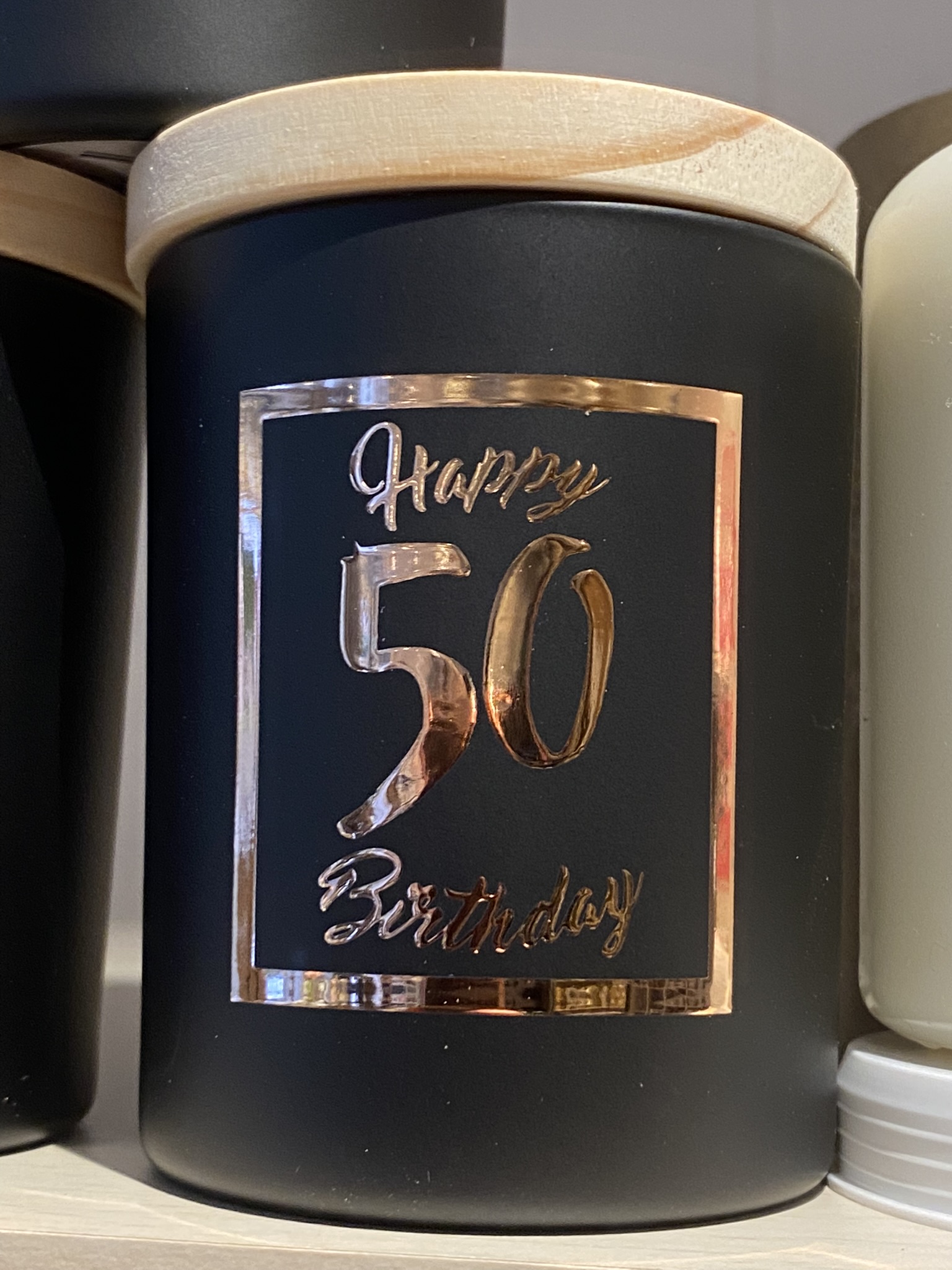 Kerze - 50. Geburtstag