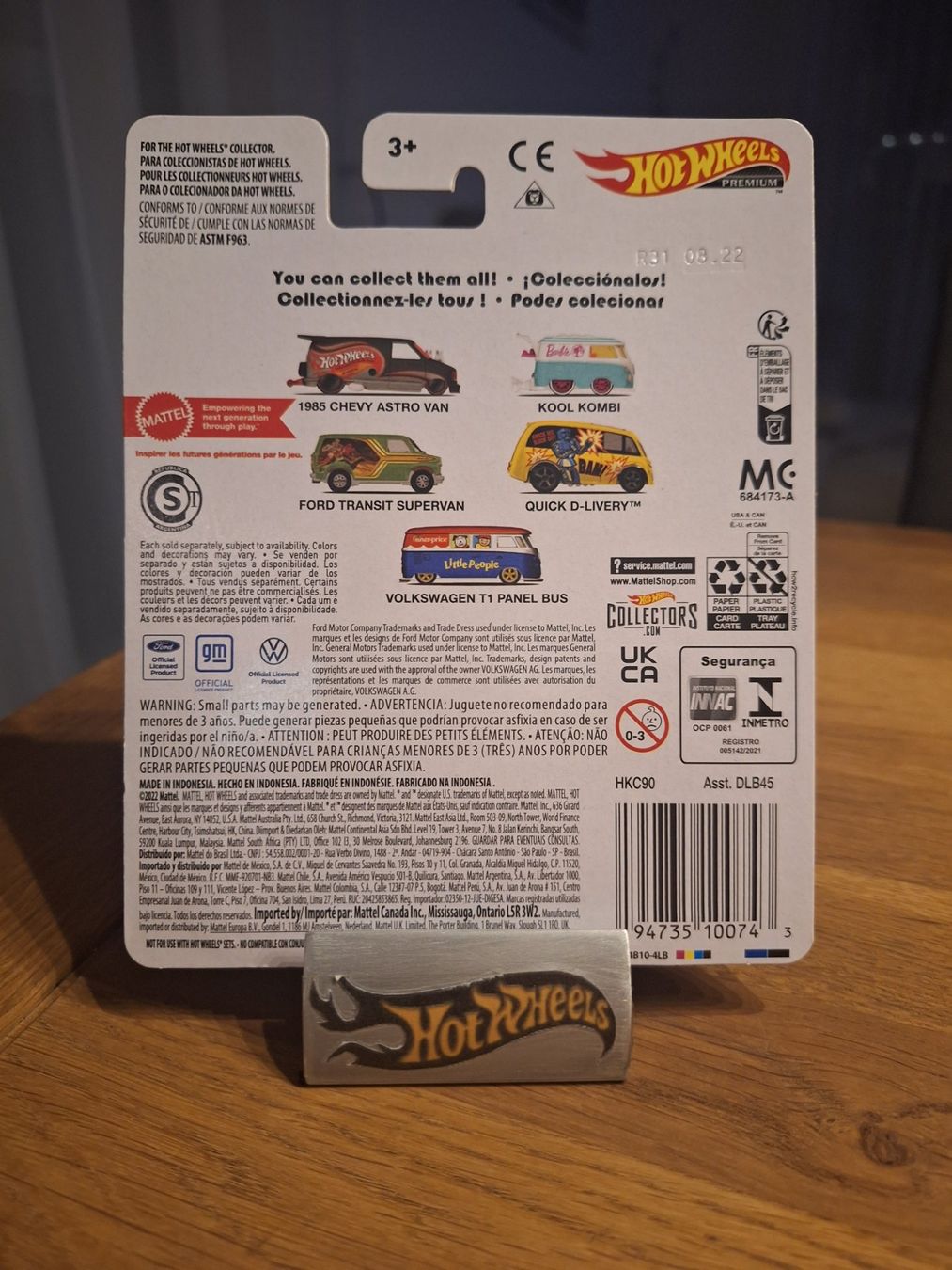 Hot Wheels Premium Pop Culture 2022 1985 Chevy Astro Van 1/5