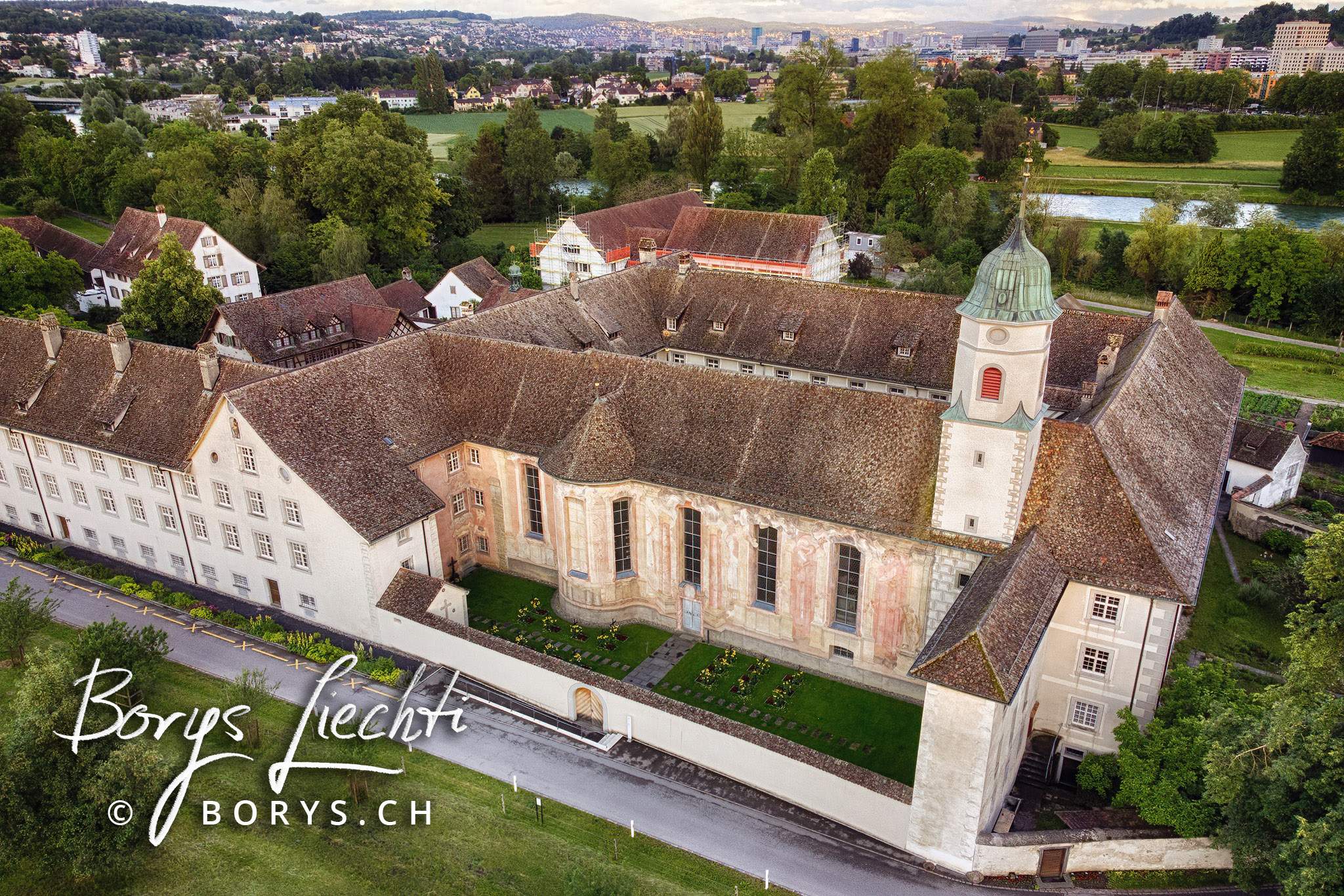 Benediktinerinnenkloster an der Limmat, eine Exklave des Kantons Aargau