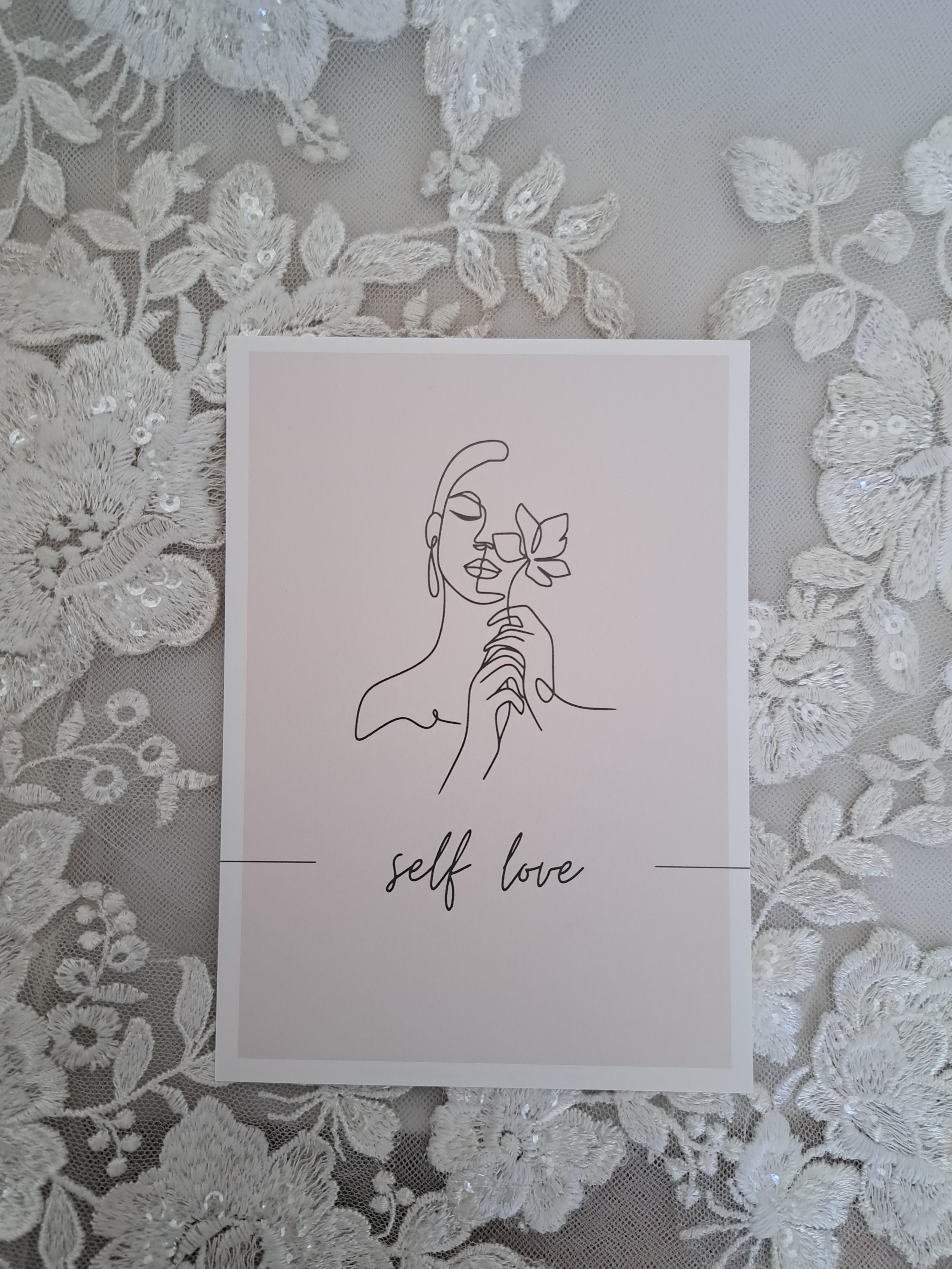 Karte "self love"