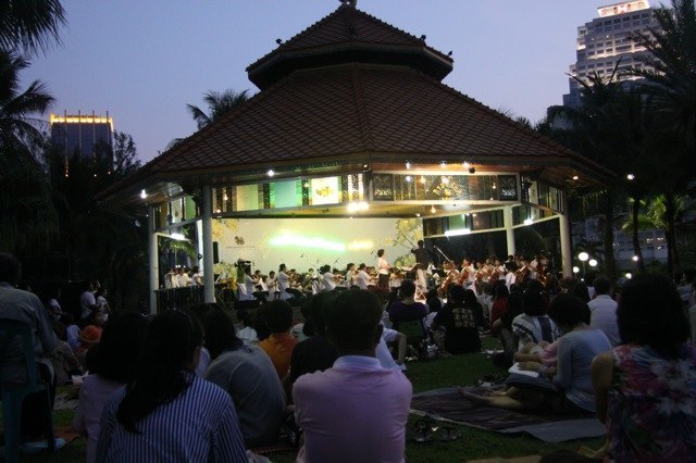 Concert in the parc with the BKK Symphonie Orch.