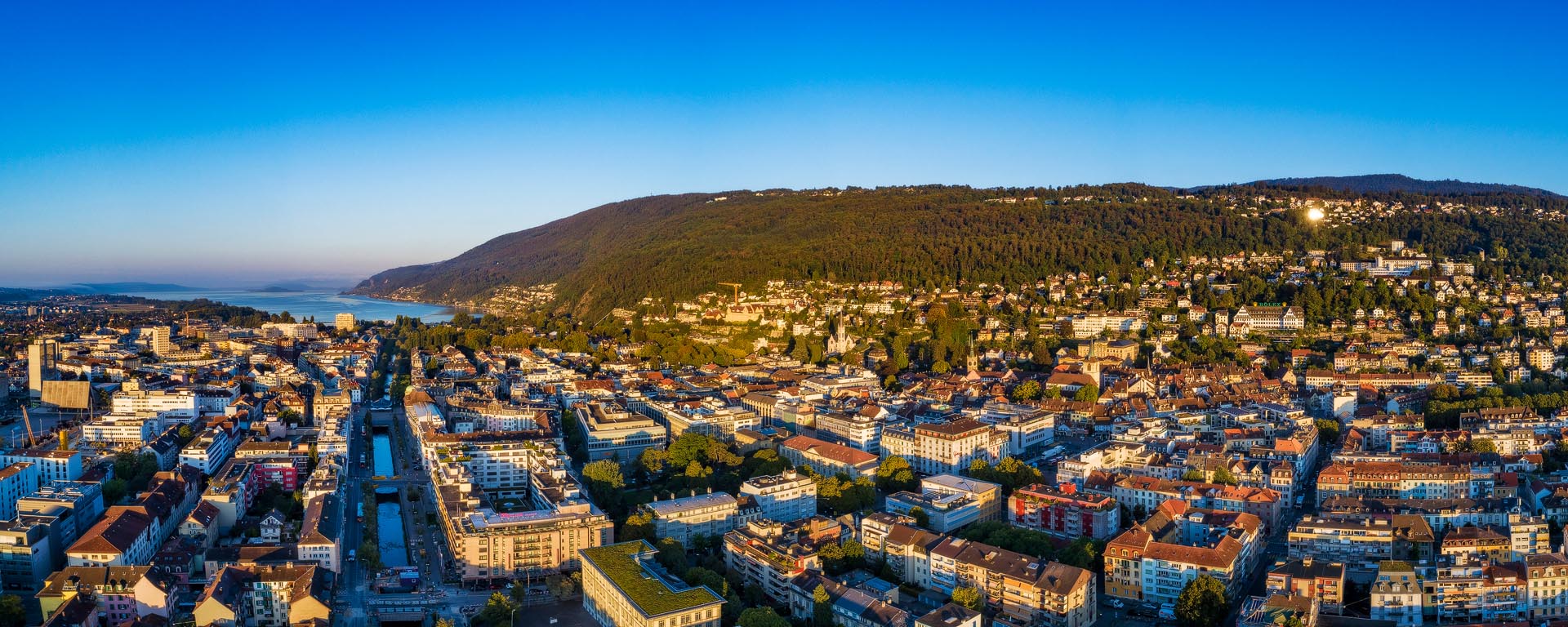 Panorama Stadt Biel - Bienne