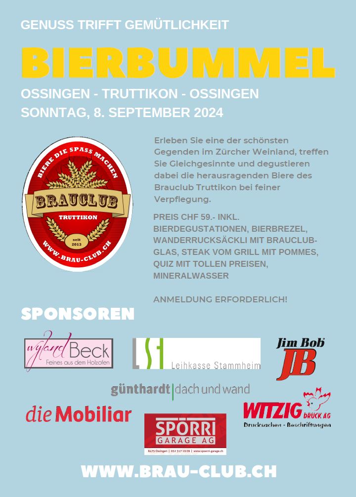 Bierbummel 2024 - Brauclub Truttikon