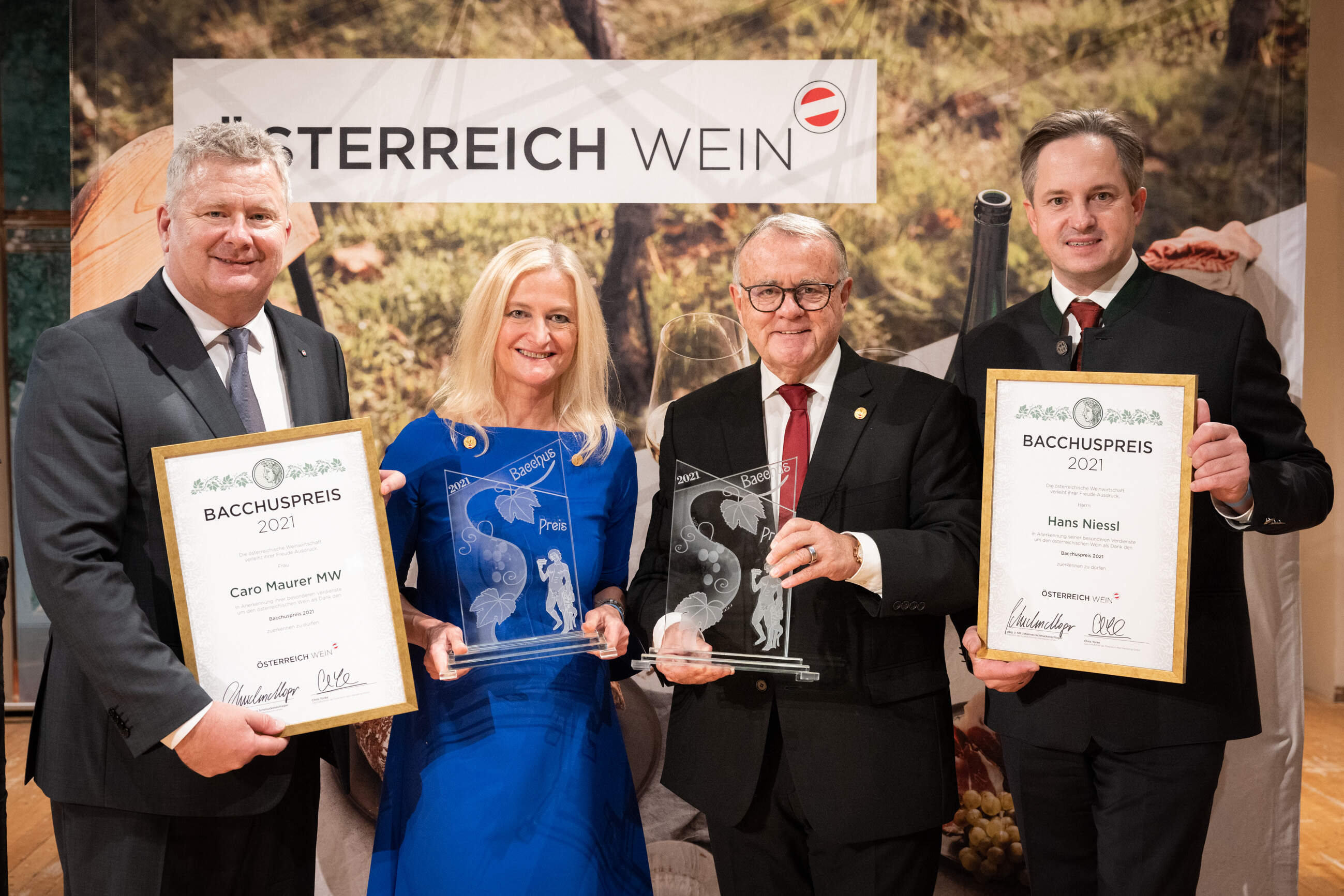 Weintaufe & Verleihung Bacchuspreis 2021