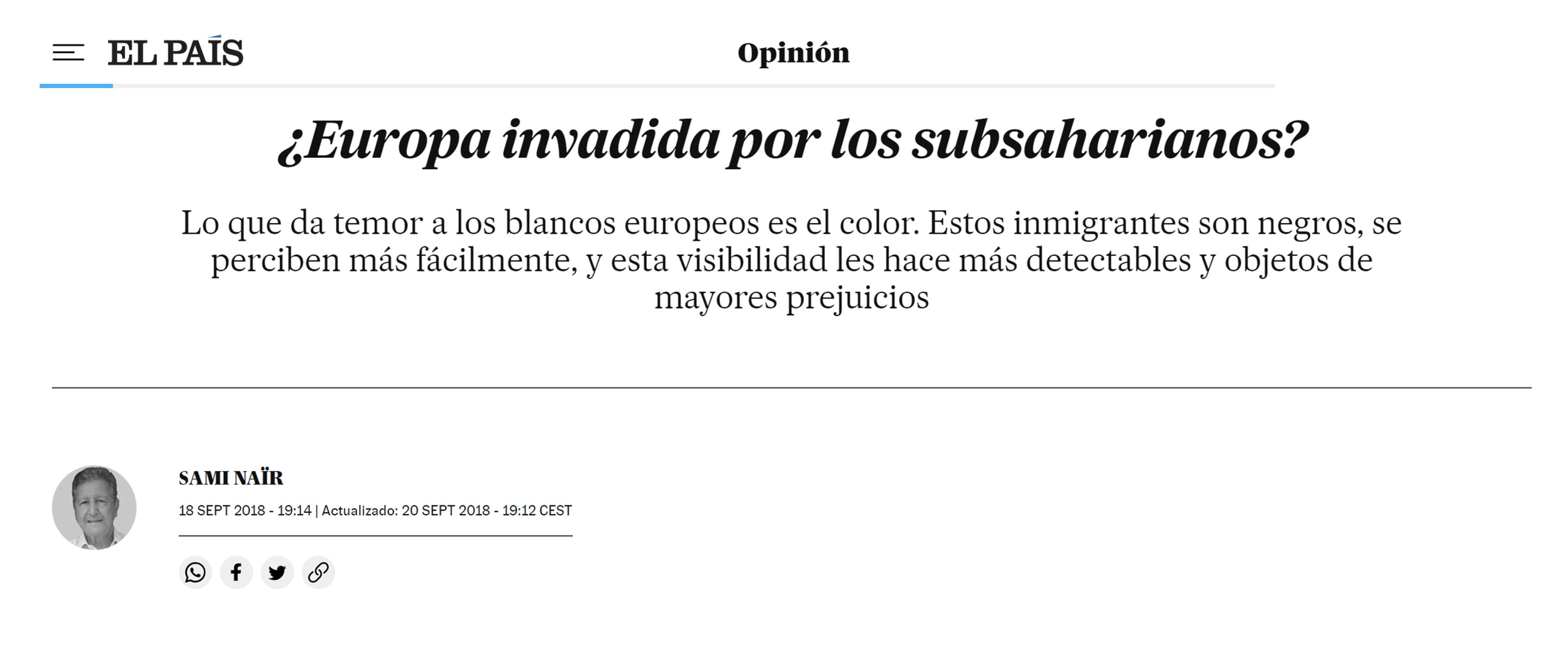 El País, 20.09.2018