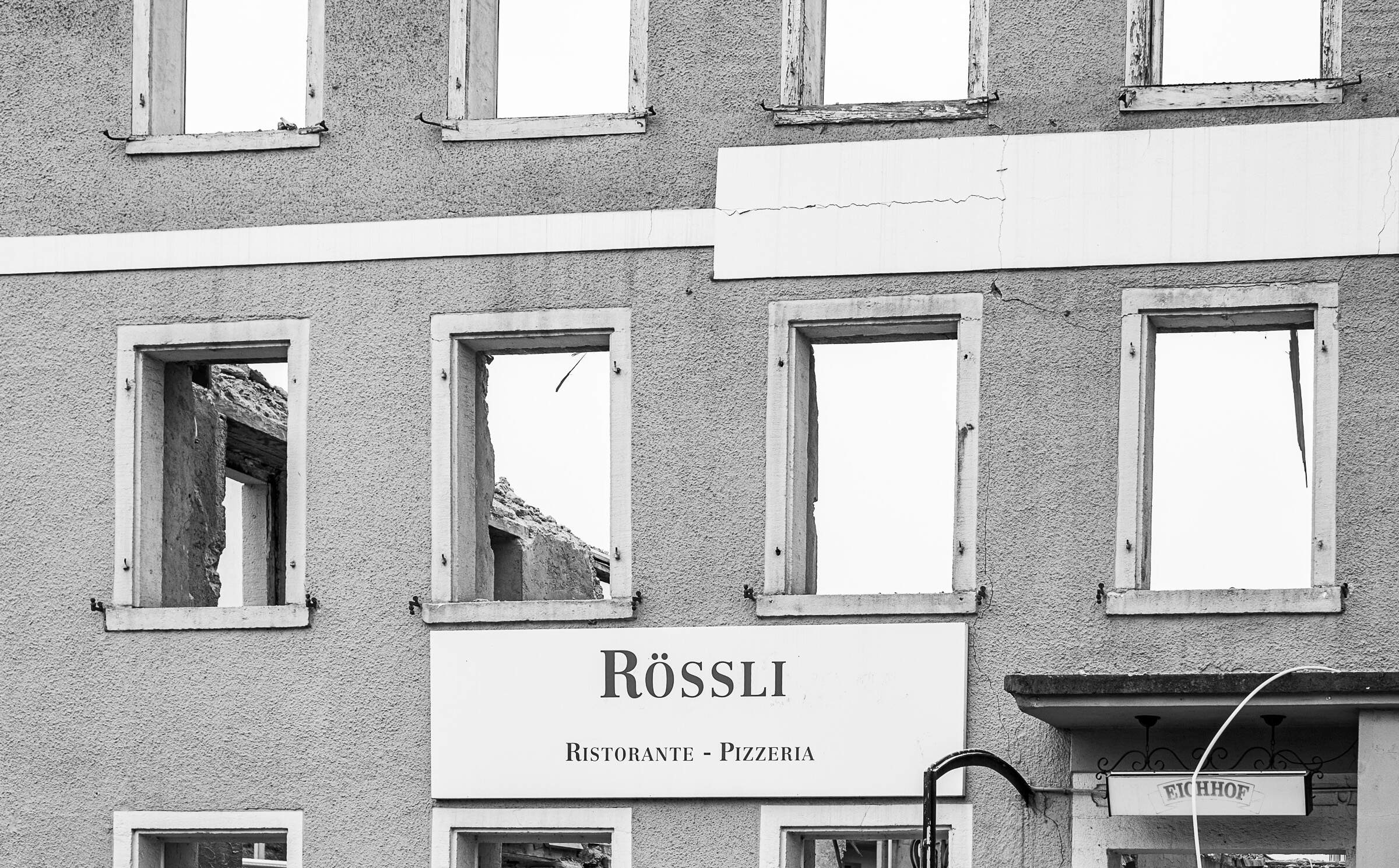 Das legendäre, ehemalige Kino und Restaurant Rössli wird abgebrochen.