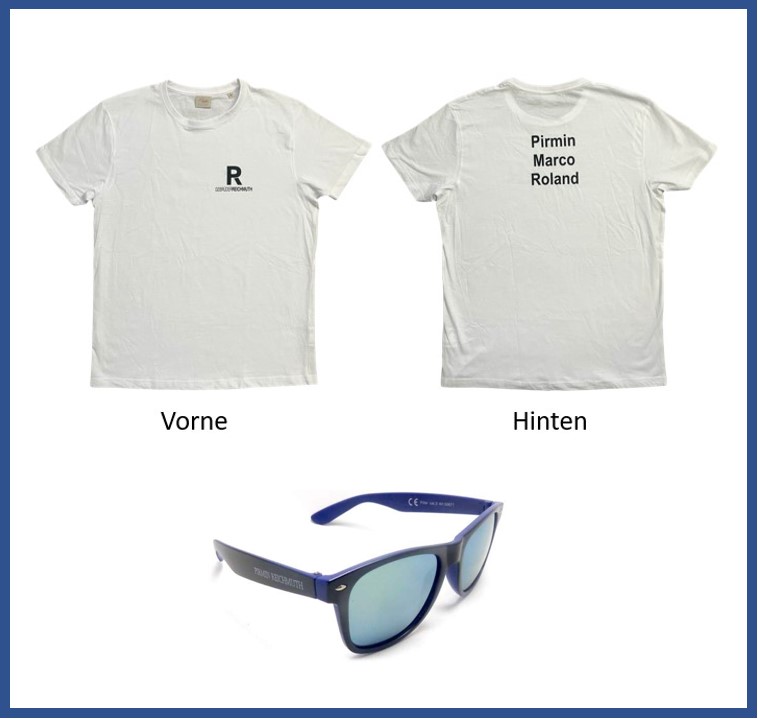 1 T-Shirt + Sonnenbrille