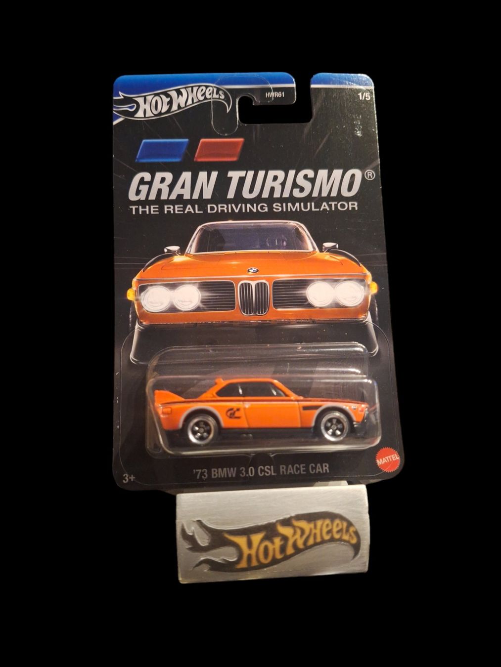 Hot Wheels Gran Turismo 2024 73 BMW 3.0 CSL Race Day 1/5 L