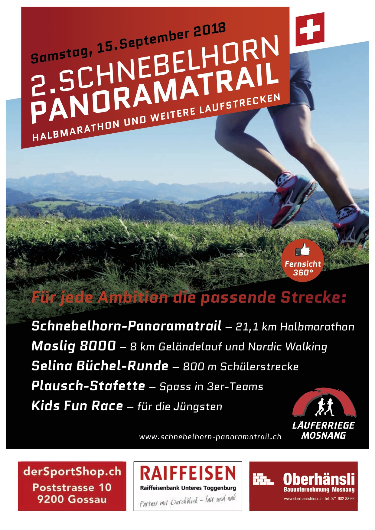 2. Schnebelhorn Panoramatrail - Samstag, 15. September 2018