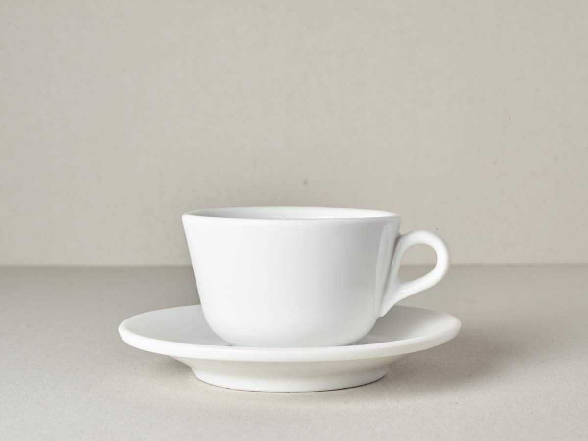 Kaffee- und Cappuccino Tasse mit Unterteller 150ml
