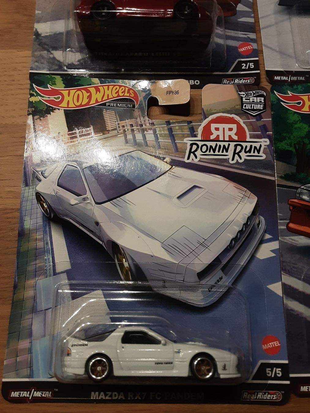 Komplettes Set Hot Wheels Premium Car Cultur 2022 Ronin Run