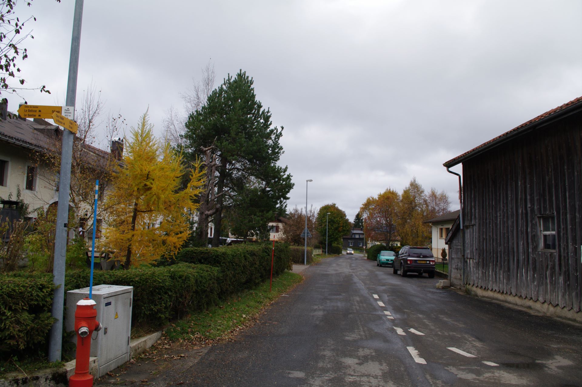 Blick Richtung Le Sentier