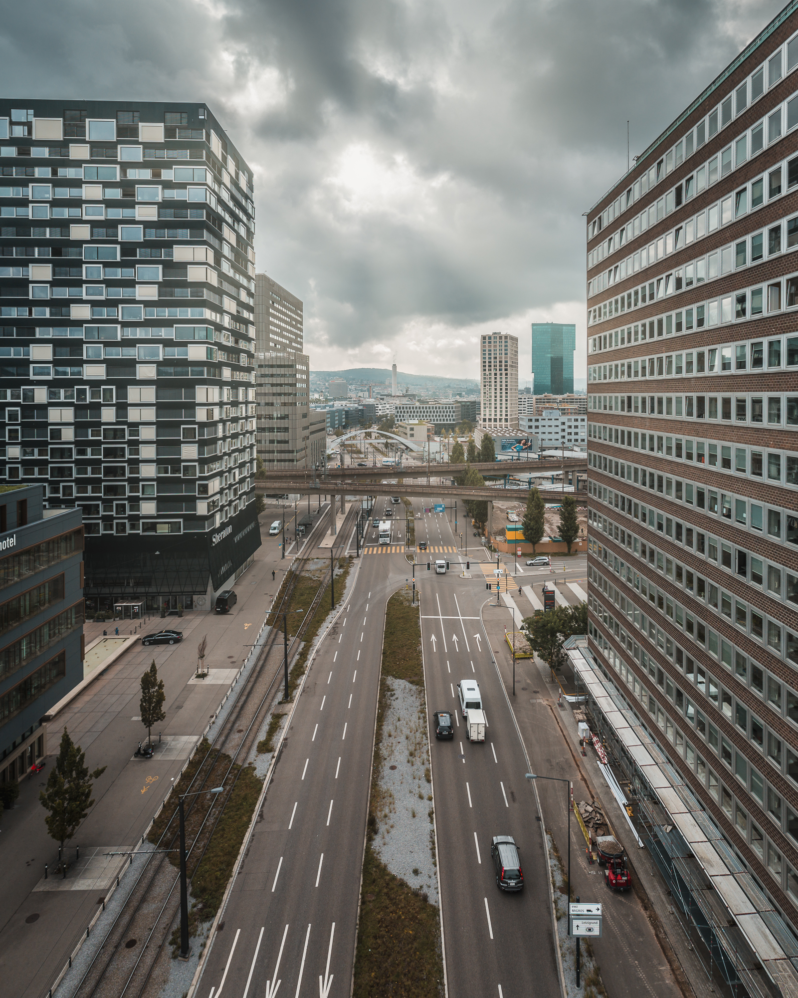 Luftaufnahme Zürich Architektur Drohne