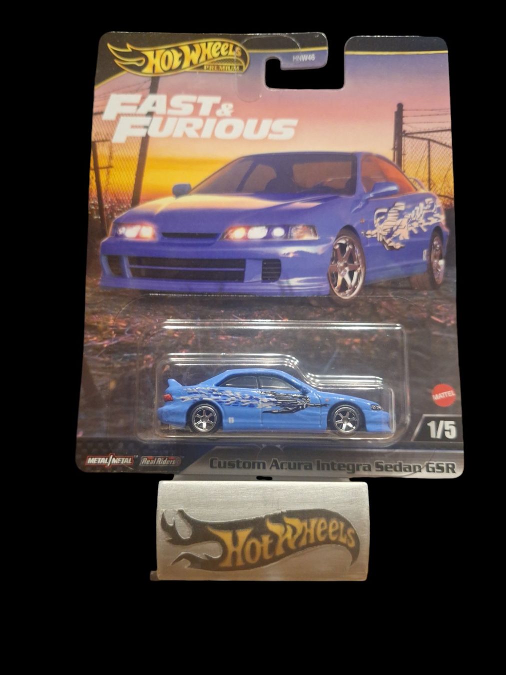 HW Premium Fast and Furious 2024 Mix 3 Custom Acura Integra Sedan GSR 1/5