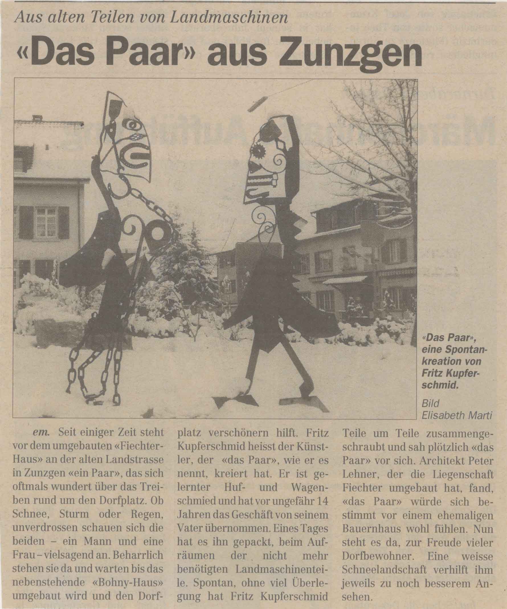 Volksstimme Sissach 10.12.1996