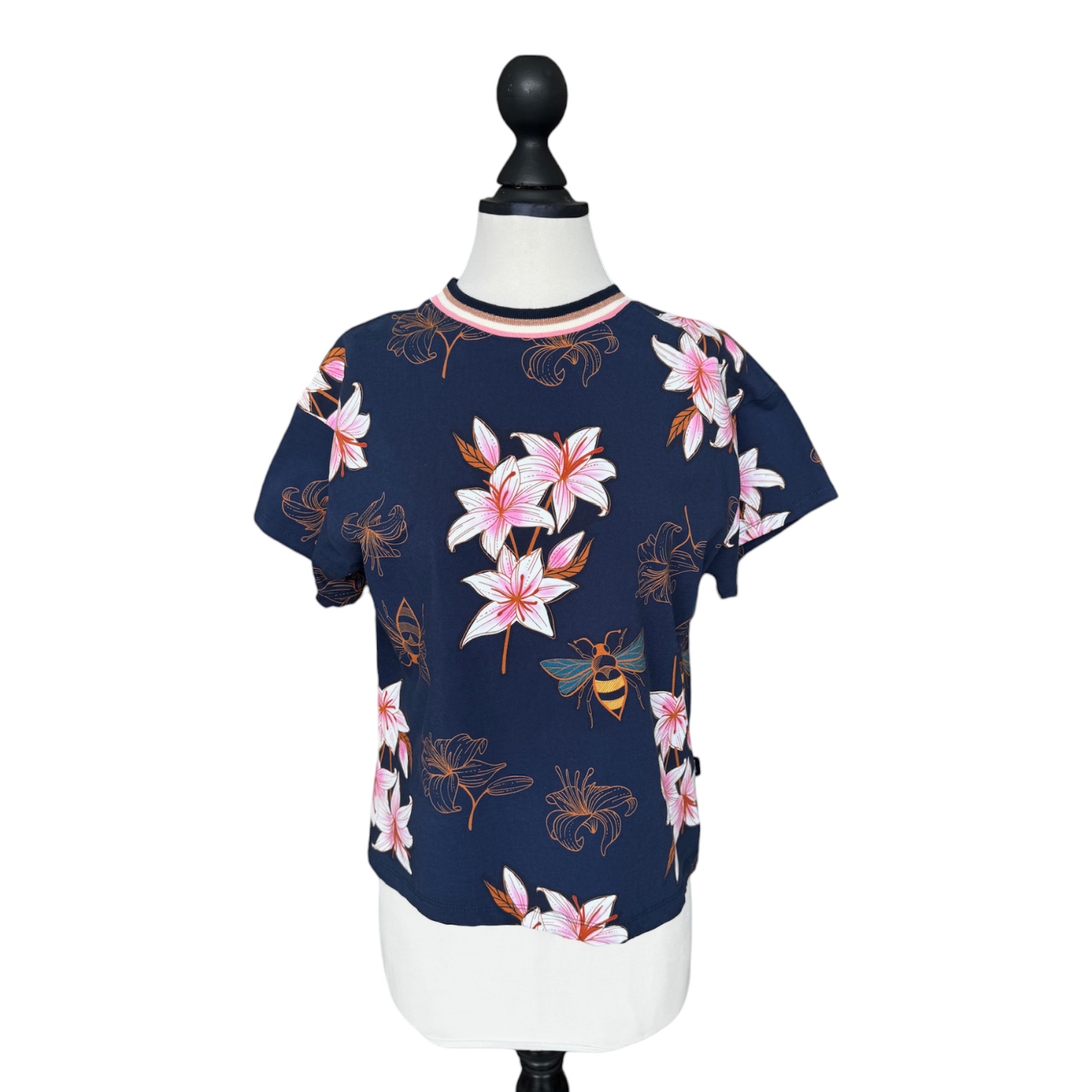 BIO Damen T-Shirt Lilien